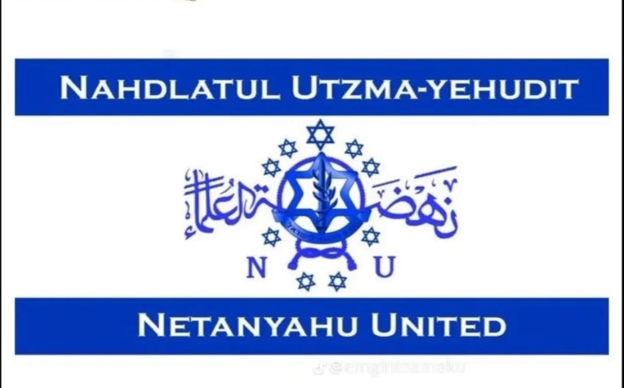 "Tidak Bolehlah, Tak Etis", PBNU Komentari Logo NU Dipelesetkan Jadi Netanyahu United