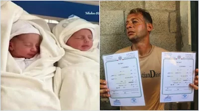 Dibom Israel, Ayah Palestina Ini Kehilangan Bayi Kembar Saat Urus Akta Kelahiran