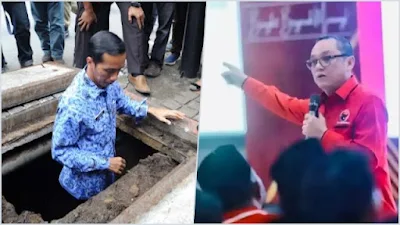 PDIP Blak-blakan! Sebut Jokowi Palsu: Kenapa ya Dulu Tidak Kita Tutup Gorong-gorong Itu...