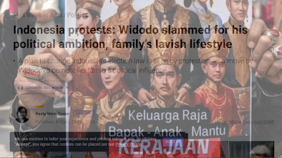 Gaya Hidup Mewah Anak dan Menantu Jokowi Kena Sorotan Media Asing