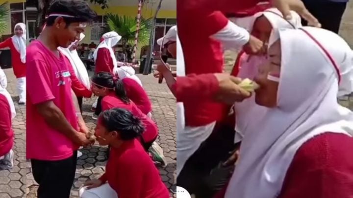 Banjir Kritikan, Lomba Makan Pisang Saat HUT RI Ini Seperti Sedang Adegan Mesum