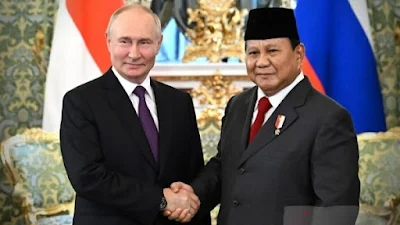 Prabowo Bertemu dengan Putin, Bahas Kerja Sama Energi Nuklir