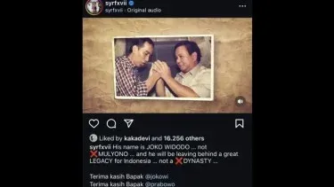 Unggah Video Tribute, Ajudan Jokowi Tegaskan Namanya adalah Joko Widodo, Bukan Mulyono