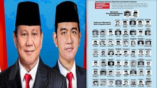 35 Calon Menteri Menguat Masuk Kabinet Prabowo-Gibran