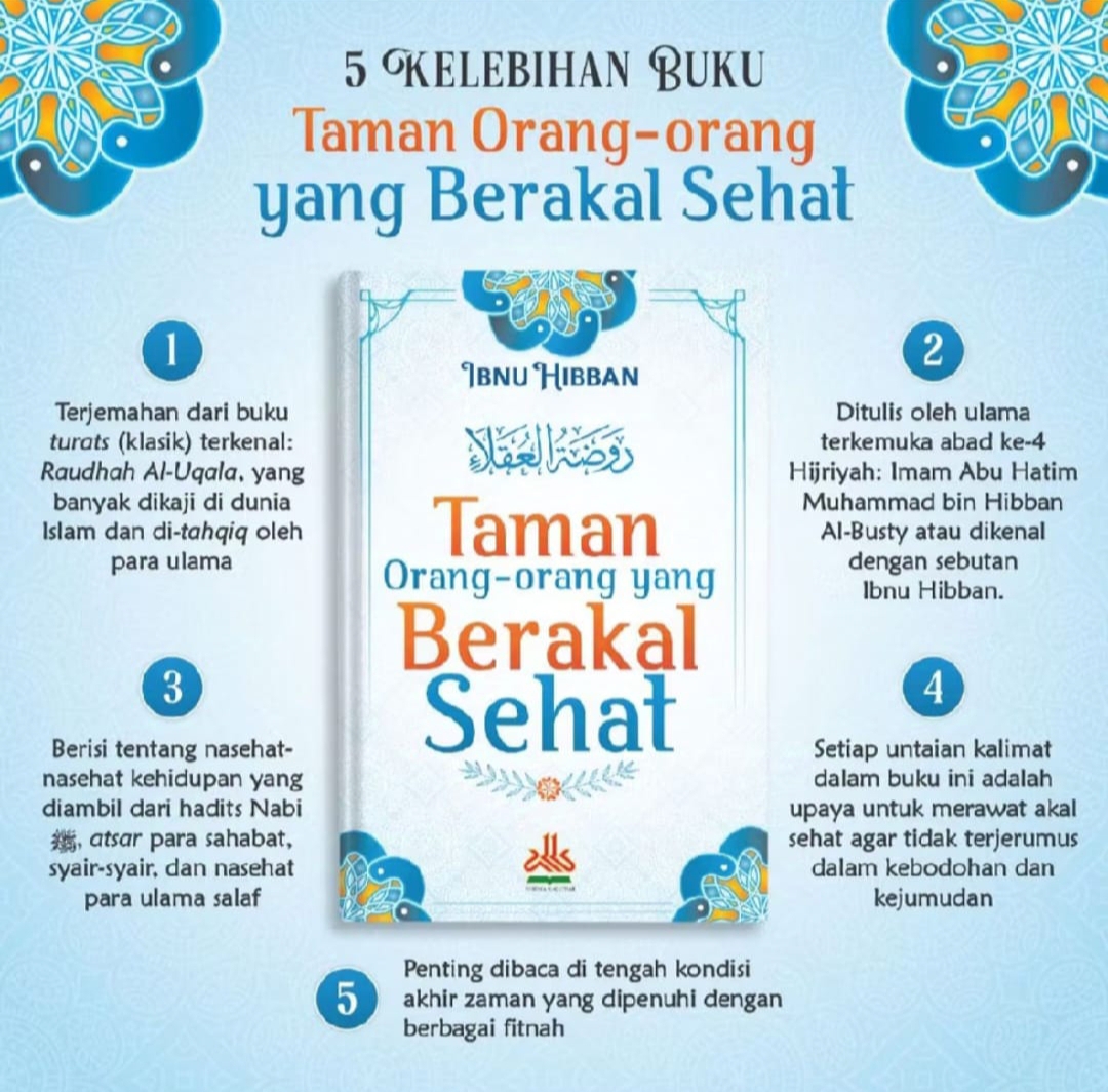 Resensi Buku: Taman Orang Orang Yang Berakal Sehat