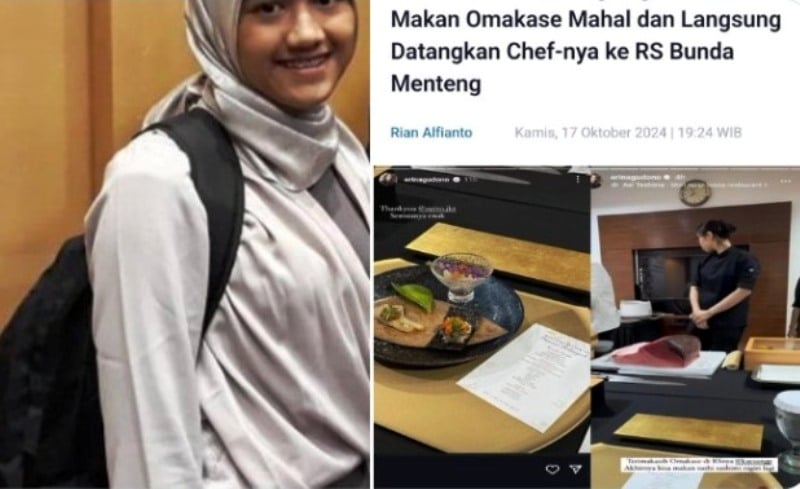 Erina Kembali Dihujat , Dokter Tifa: Segala Makanan Mahal Bisa Dia Tunjuk