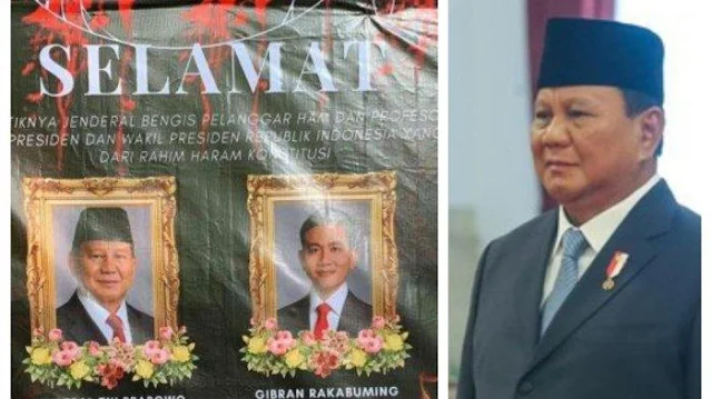 BEM FISIP Unair Berujung Dibekukan Usai Karangan Bunga Satire kepada Prabowo-Gibran, Begini Isi Kalimatnya