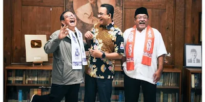 Usai Ketemu Anies, Pramono Yakin Dapat Dukungan dari Anak Abah