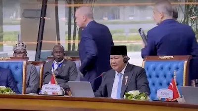 Viral Insiden Erdogan Walk Out Saat Prabowo Pidato di D8, Begini Penjelasan Mayor Teddy