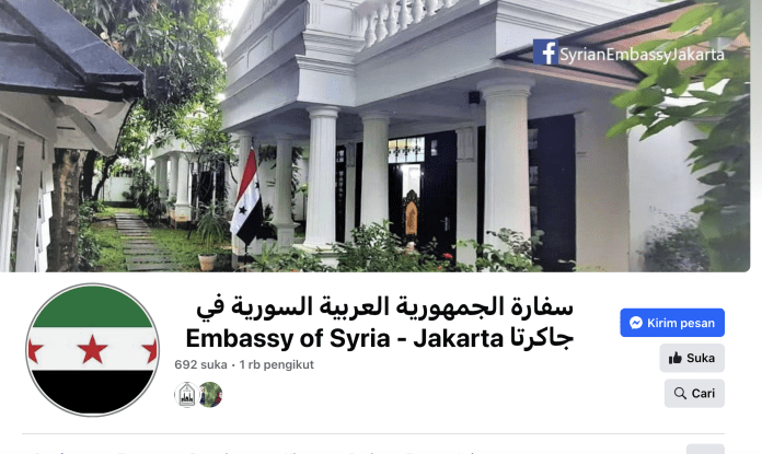 Assad Tumbang, Kedubes Suriah di Jakarta Mulai Ganti Bendera