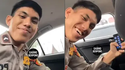 Viral Oknum Polisi Mainkan Sirine di Tengah Macet, Bikin Warganet Geram