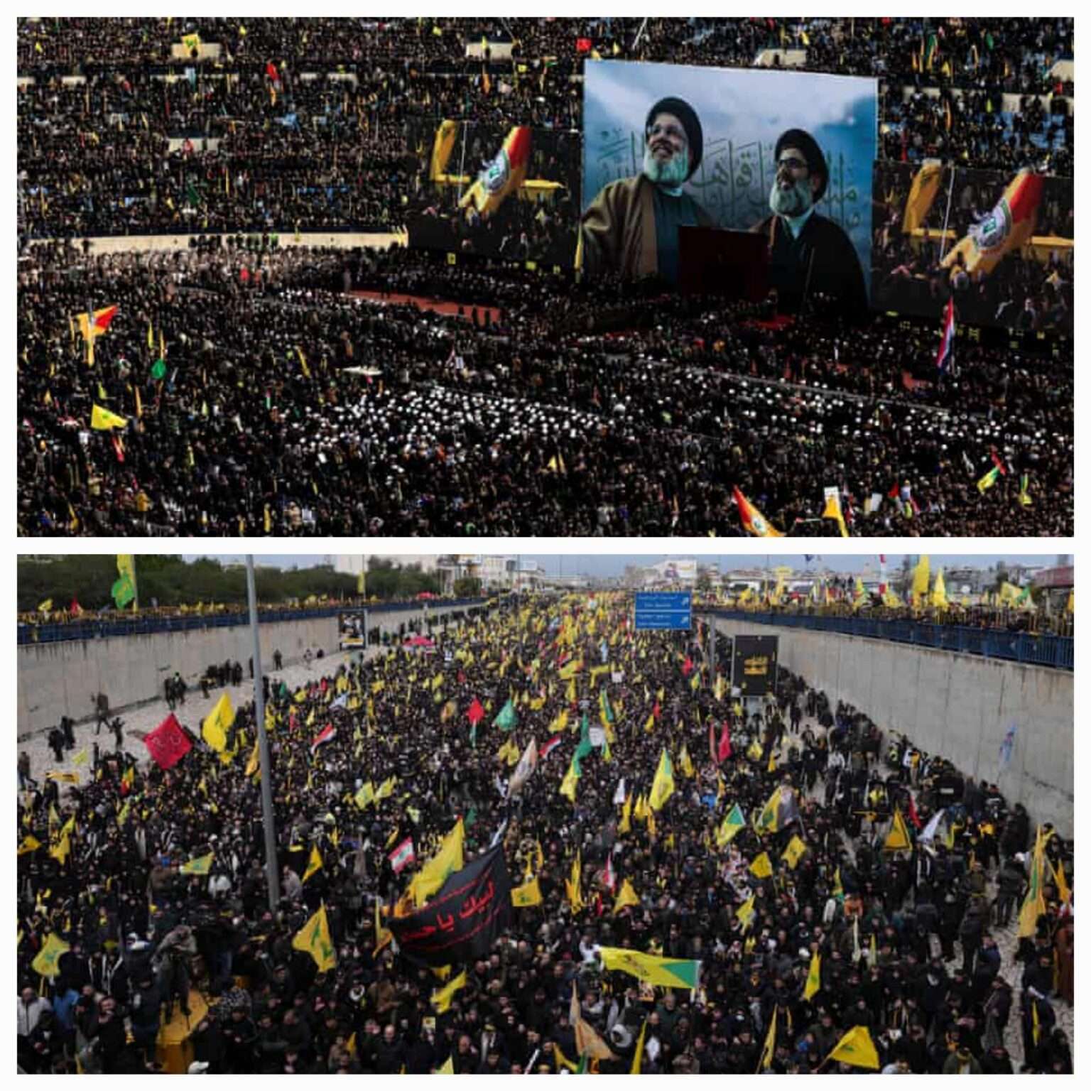 Puluhan Ribu Warga Libanon Hadiri Pemakaman Hassan Nasrallah, Teriakkan “Maut Bagi Israel”