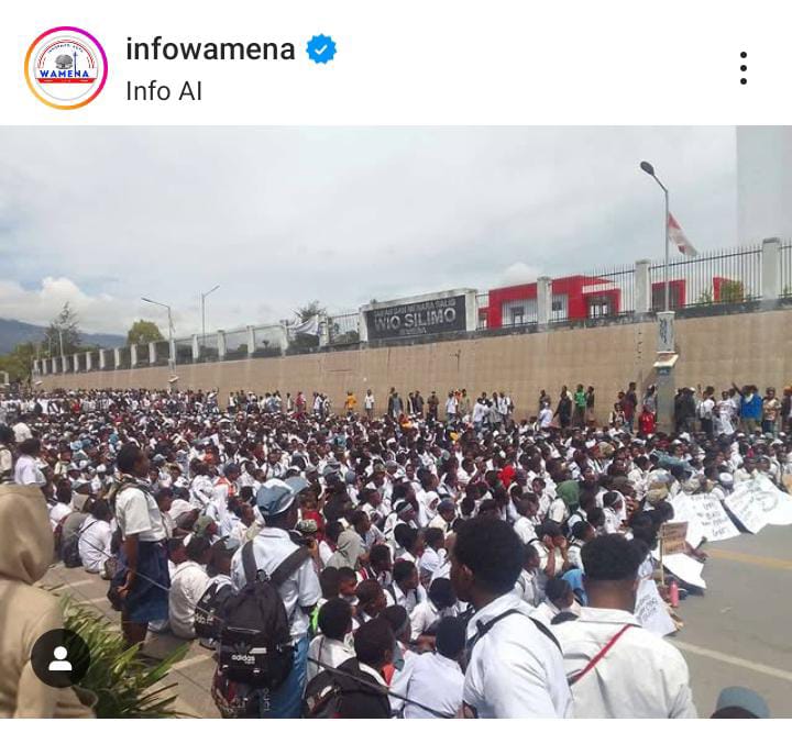 Ratusan Pelajar di Papua Tolak Makan Gratis: Kami Butuh Pendidikan Gratis, Bukan Makan Siang Gratis!