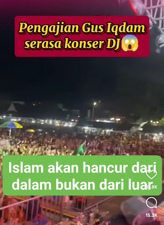 Viral Pengajian Gus Iqdam Dibuka Pakai Musik DJ, Disebut Biar Meriah dan Menarik
