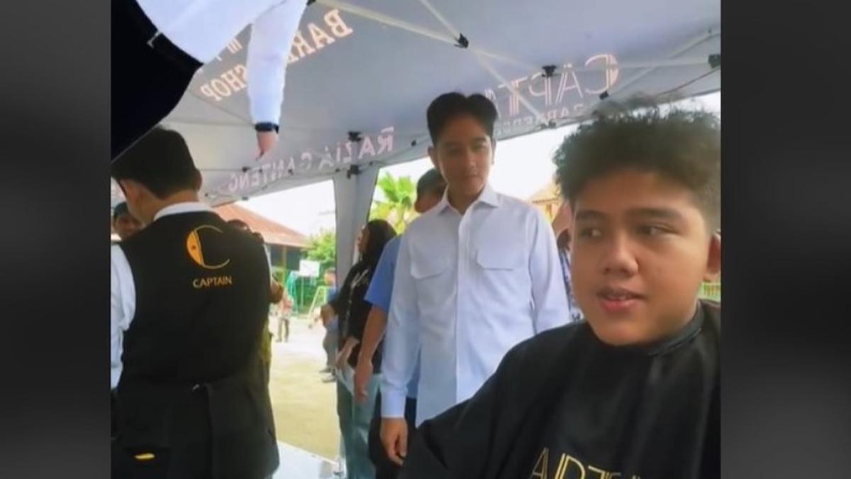 Ditengah Krisis Indonesia, Gibran Ikut Razia Rambut Siswa, Netizen: Kayak Guru BK