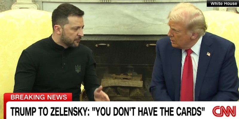 Barat Terpecah Belah! Dialog Panas Trump VS Zelensky di Oval Office