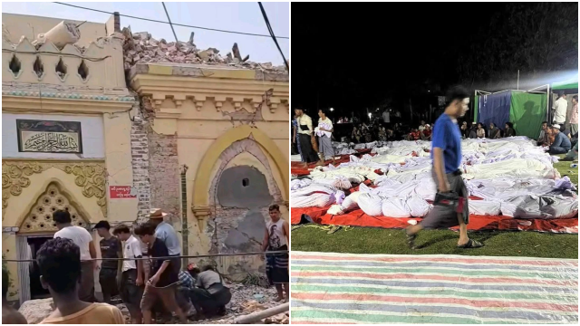 Gempa Dahsyat Myanmar 7,7 M: Ratusan Jemaah Diduga Tewas di Masjid yang Runtuh, Korban Tembus 1.600 Jiwa