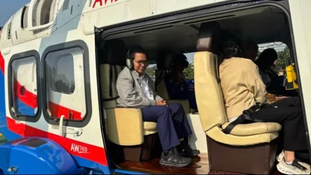 Diprotes karena Naik Helikopter saat Pantau Banjir, Pramono Anung: Bukan Permintaan Saya, Ada yang Nawarin