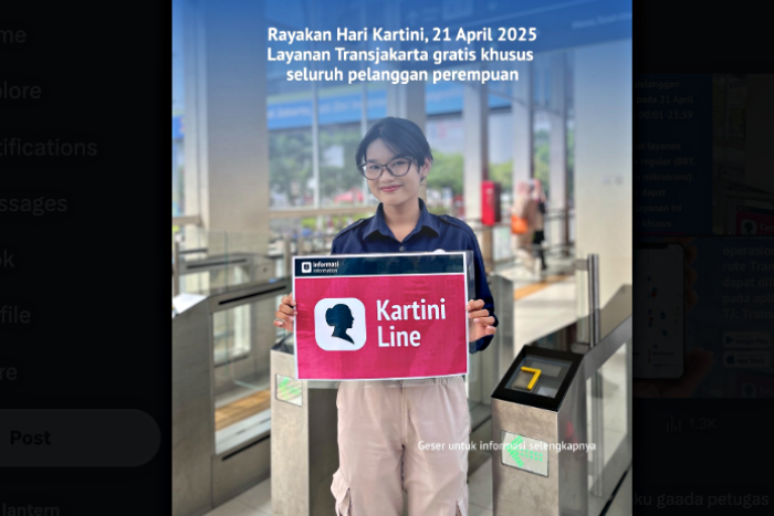 Khusus Perempuan, Hari Ini Gratis Naik Transportasi Umum di Jakarta