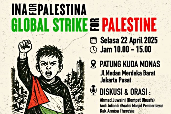 Besok Ada Aksi Besar Bela Palestina di Patung Kuda