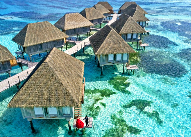 Maldives 100% Muslim, Pantainya Banyak Turis Berbikini, Ini Kata AI