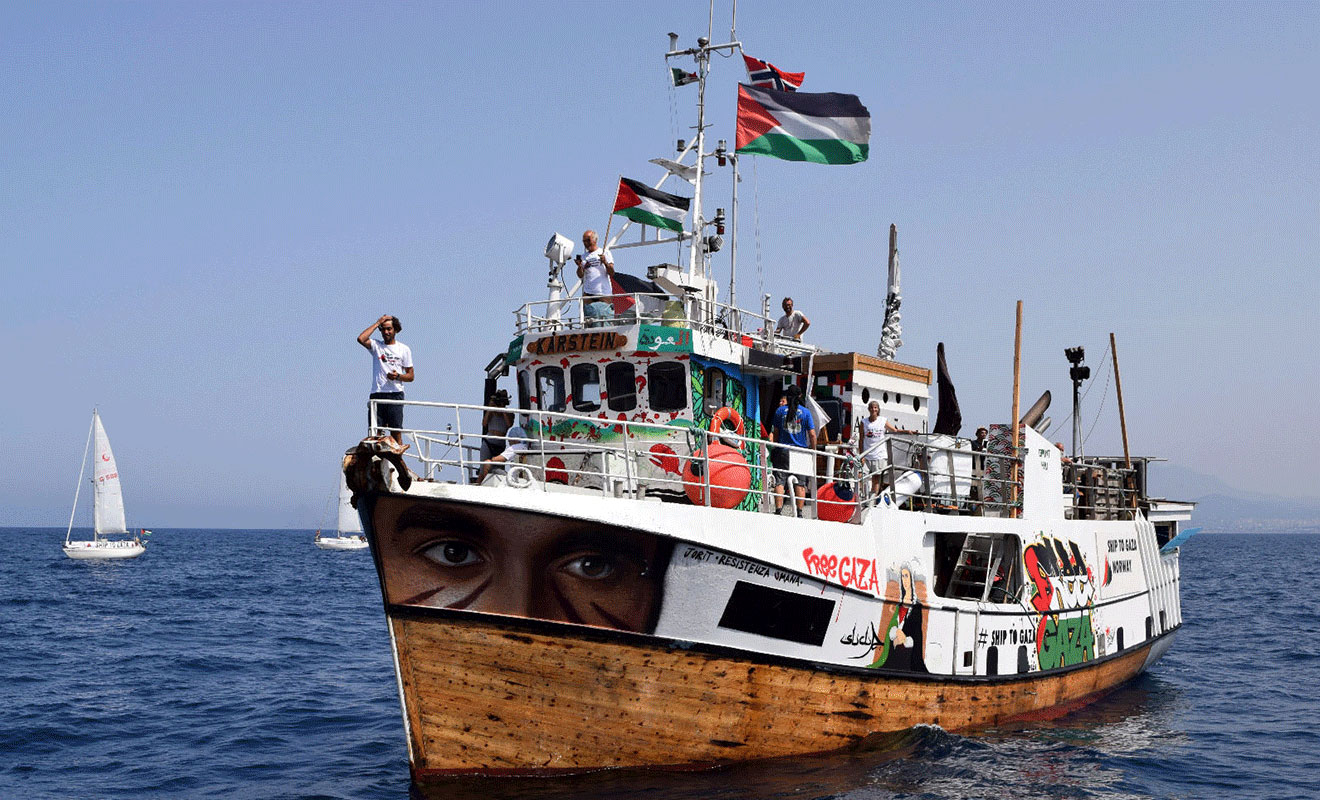 Kapal Freedom Flotilla Bergerak Mendekati Gaza, Tentara Zionis Bersiap untuk Blokade