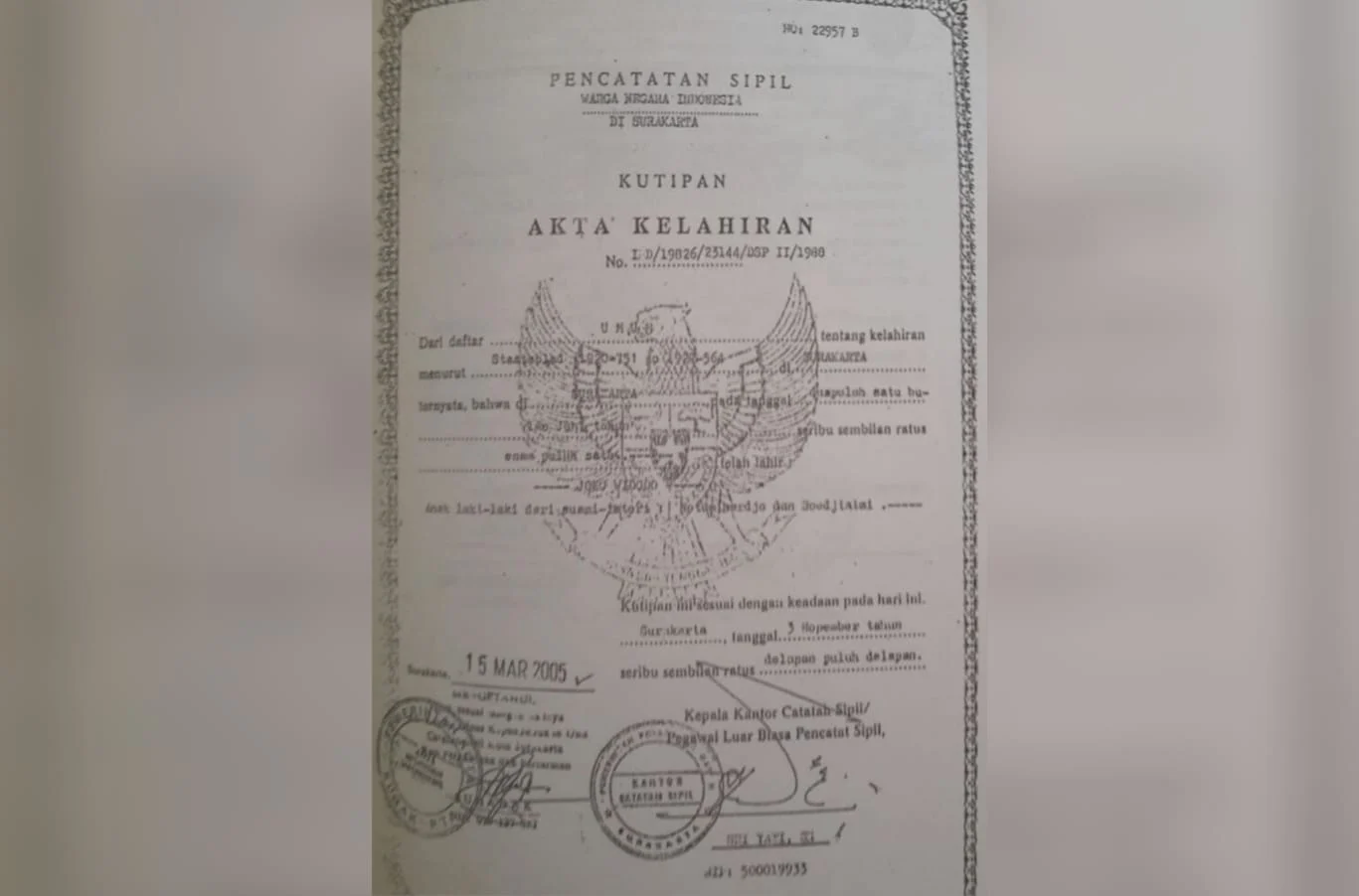 Kisruh Ijazah Jokowi: Ahli Forensik Soroti Akta Lahir