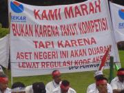 Ribuan Karyawan Telkom Turun ke Jalan, Ada Permainan Asing Lagi?