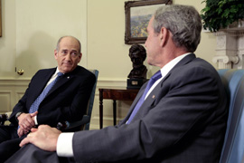 Bush dan Olmert Dukung Kabinet Darurat Palestina dengan Syarat Habisi Hamas