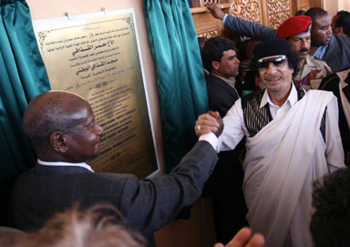 Muamar Gadhafi Resmikan Masjid di Uganda, Masjid Terbesar di Afrika