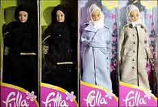 Polisi Tunis Perang Lawan Boneka Berjilbab?