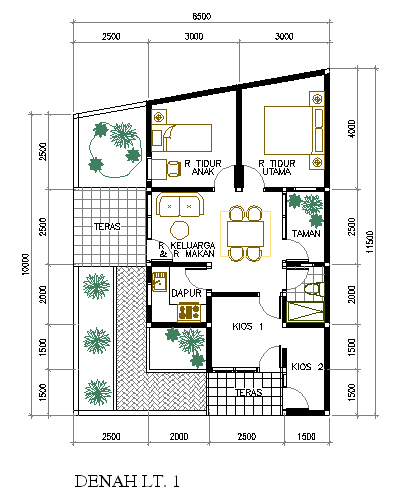 Konsep Rumah Sekaligus Toko