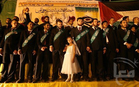 Hamas Kembali Laksanakan Nikah Massal Bagi 550 Pasangan di Gaza