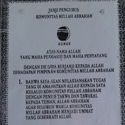 Mencampurkan Islam dan Yahudi, Aliran Komar Mulai Hantui Warga Depok