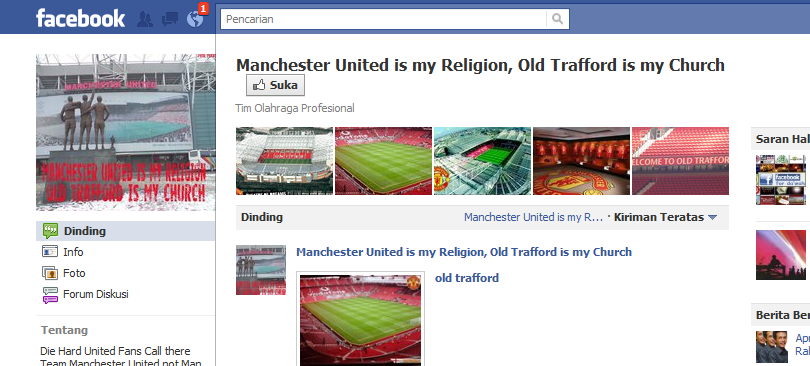 Manchester United Is My Religion And Liga Champions Is My Mosque