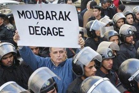 Aksi Demonstrasi di Mesir Dalam Gambar