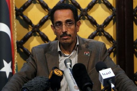 Abdel Hafiz Ghoga, juru bicara resmi untuk revolusioner Libya