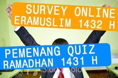 Pemenang Quiz Ramadhan 1431H dan Survey Online 1432H
