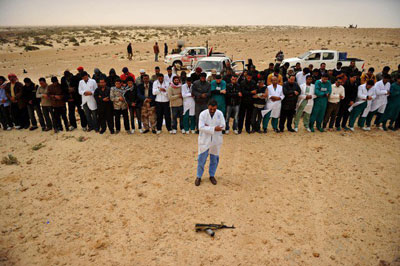 Beginilah Persiapan Pasukan Anti Gaddafi Menghadapi Serangan