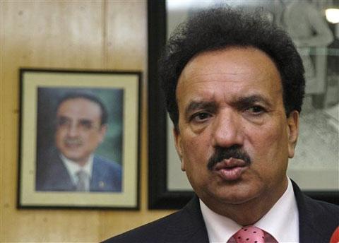 Mendagri Pakistan, Rehman Malik