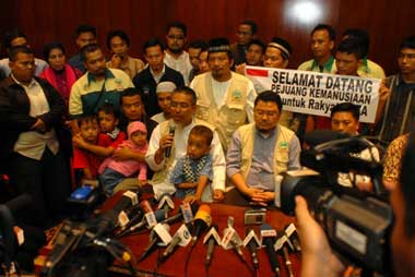 Pulangnya Empat Relawan Kemanusiaan