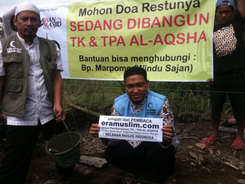 Bantuan Pembaca Eramuslim Untuk Merapi Via Relawan Masjid Indonesia