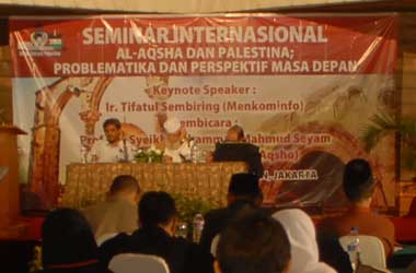 Seminar: Al-Aqsha dan Palestina; Problematika dan Prespektif Masa Depan