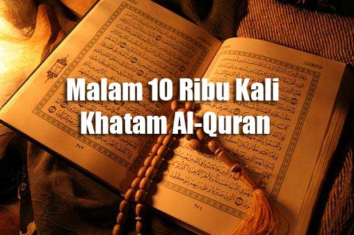 Malam 10.000 Kali Khatam di Masjid Al-Hikmah