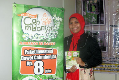 Es Dawet Cah Mbanjar, Ketika Orang Medan Jualan Dawet