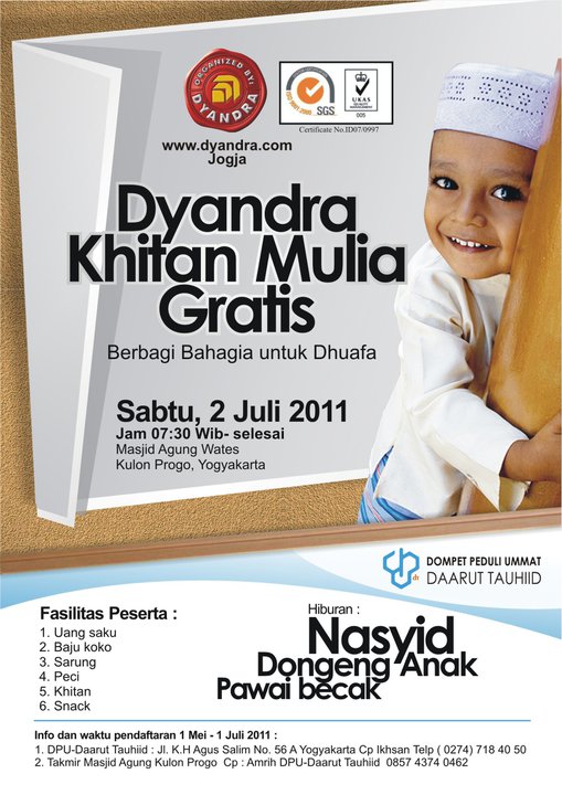 Khitan Mulia Gratis DPU-Daarut Tauhiid di Kulon Progo