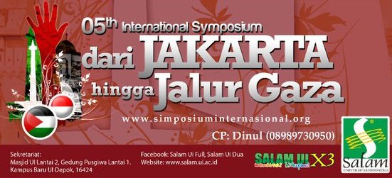 5th International Symposium “Dari Jakarta Hingga Jalur Gaza”