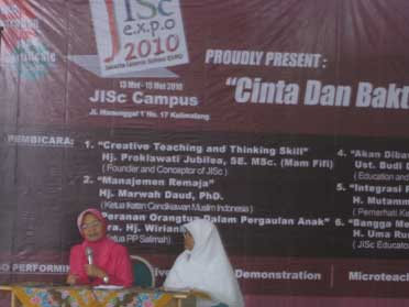 Persembahan untuk Guru, JISc Gelar JISc Expo 2010