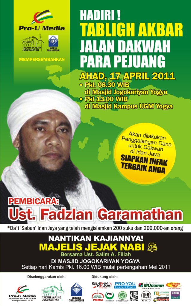 Pro-U Media gelar Tabligh Akbar Jalan Dakwah Para Pejuang