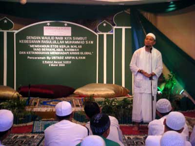 Perayaan Maulid Nabi di Ambhara Hotel